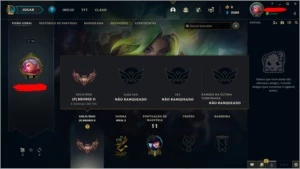 conta para smurf - League of Legends LOL