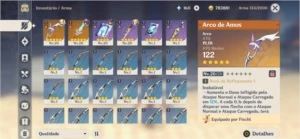 AR10 Mona + Jean + Amos + Espinha celestial - Genshin Impact