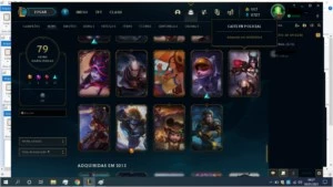 Level189, Full champ com 79 skins - League of Legends LOL
