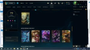 Level189, Full champ com 79 skins - League of Legends LOL