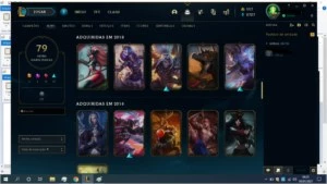 Level189, Full champ com 79 skins - League of Legends LOL