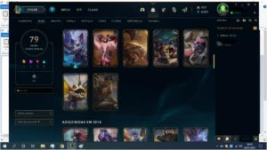 Level189, Full champ com 79 skins - League of Legends LOL