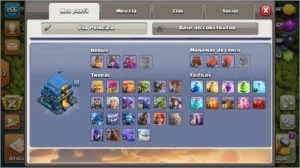 CONTA CV 12 CLASH OF CLANS  + 6 CONSTRUTORES + PASSE ATIVO