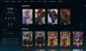 Conta De Lol 628 Skins - League of Legends