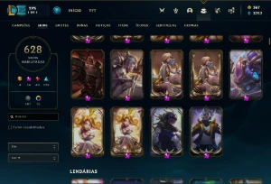 Conta De Lol 628 Skins - League of Legends