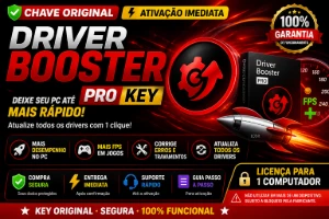 🔥 Driver Booster Pro Key Original 🔑 | Ativação Imediata 🚀 - Assinaturas e Premium