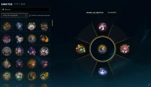 Conta LoL Full Champion 186 Skins Ex Diamond LvL 311 - League of Legends