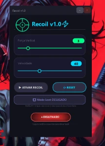 NoRecoil Compensator + Sistema de Licença - Vitalício - Sites, Lojas e Sistemas Prontos Sites e Scripts