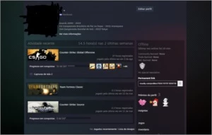 Conta Csgo Prime medalhas 10 e 5 anos - Counter Strike