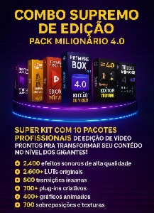 Combo Supremo De Edição – Pack Milionário 4.0