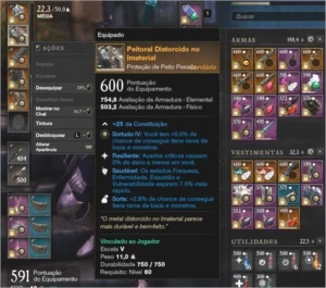 [DEVALOKA] CONTA ENDGAME LENDÁRIA TOP, FULL, 100% LEGÍTIMA - New World