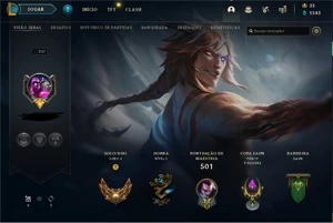 Conta Full (153 campeões +124 skins) (Itens raros) - League of Legends LOL