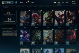 Conta Full (153 campeões +124 skins) (Itens raros) - League of Legends LOL