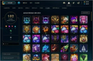 Conta LOL lv388, 88 skins, unranked. 2600 RP - League of Legends