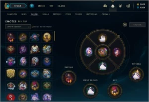 Conta LOL lv388, 88 skins, unranked. 2600 RP - League of Legends