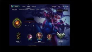 Conta lol com 45 campeoes e 26 skins - League of Legends