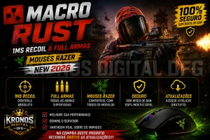 Macro Rust (1Ms Recoil & Full Armas) Mouses RAZER - NEW 2026 - Outros