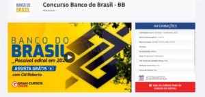 CONCURSO Banco do Brasil (2020) Escriturário COMPLETO - Cursos e Treinamentos