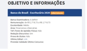 CONCURSO Banco do Brasil (2020) Escriturário COMPLETO - Cursos e Treinamentos
