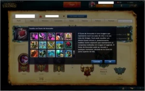 Conta borda Platina S5 - League of Legends LOL