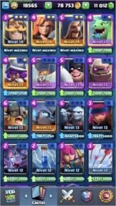 Conta nível máximo com 11.000 gemas - Clash Royale
