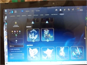 LOL Lvl 154, 714 Skins, Prata 3, ALL Champs - League of Legends
