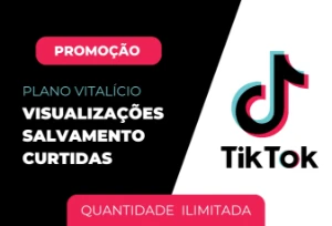 Gerador de Visualizações, Curtidas! TikTok - VITALICIO (TOP) - Redes Sociais