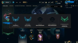 Conta League of Legends – Nível 449 De 2015 LOL
