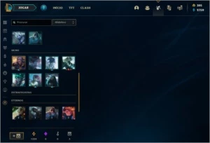 CONTA COM 156 SKINS (3 ULTIMATE + 2 PRESTÍGIOS) - League of Legends LOL