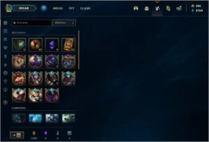 CONTA COM 156 SKINS (3 ULTIMATE + 2 PRESTÍGIOS) - League of Legends LOL