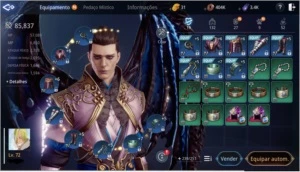 Lanceiro lv 72 86k NA 12 - MIR4