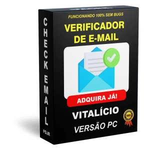 Verificador de Email Vitalício - Versão PC - Outros