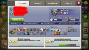 Conta clash Royale nv9 com lendária, arena 8 + cv8 recém COC