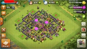Conta clash Royale nv9 com lendária, arena 8 + cv8 recém COC