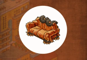 Sofá Mamute Habbo Hotel (Raro De 2010)