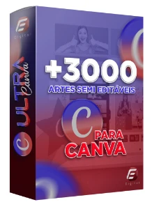 Pack Canva Com + De 3.000 Artes Editáveis (Envio Automático) - Outros