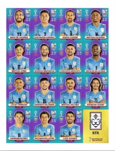 Arquivo P Imprimir Figurinhas Copa Qatar 2022 Fundo Azul Pdf - Outros