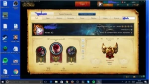 Conta Ouro V, com 2 páginas de runas completas! - League of Legends LOL