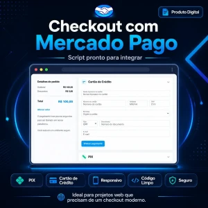 Script Php Checkout Pix E Cartão Mercado pago - Sites, Lojas e Sistemas Prontos Sites e Scripts