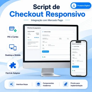 Script Php Checkout Pix E Cartão Mercado pago - Sites, Lojas e Sistemas Prontos Sites e Scripts