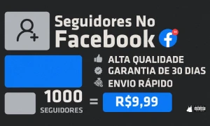 🚀[PROMOÇÃO]✨ SEGUIDORES + CURTIDAS PÁGINA FACEBOOK R$9,99 - Redes Sociais