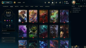 conta de league of legends/valorant