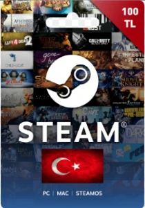 Gift Card Steam Turquia/Cartão Pré Pago Turquia - Gift Cards