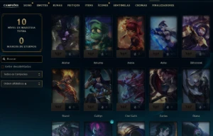 Lol Ferro, 40K Ea, Lvl 30, Upada na Mão e com Skin Lendária - League of Legends