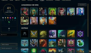 Lol Ferro, 40K Ea, Lvl 30, Upada na Mão e com Skin Lendária - League of Legends