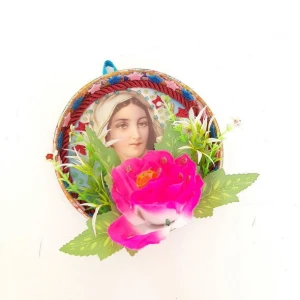 Relicário Sagrado Coração de Maria - Artesanato e Personalizados