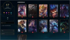 Conta  de LOL com Muitas skins e ouro 4 - League of Legends