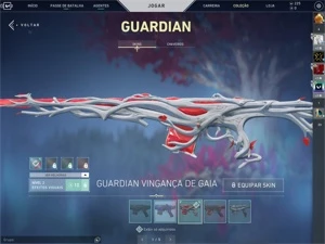 Conta de valorant com bastante skin e no precin