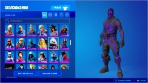 Conta Fortnite Caveirao Roxo