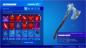 Conta Fortnite Caveirao Roxo